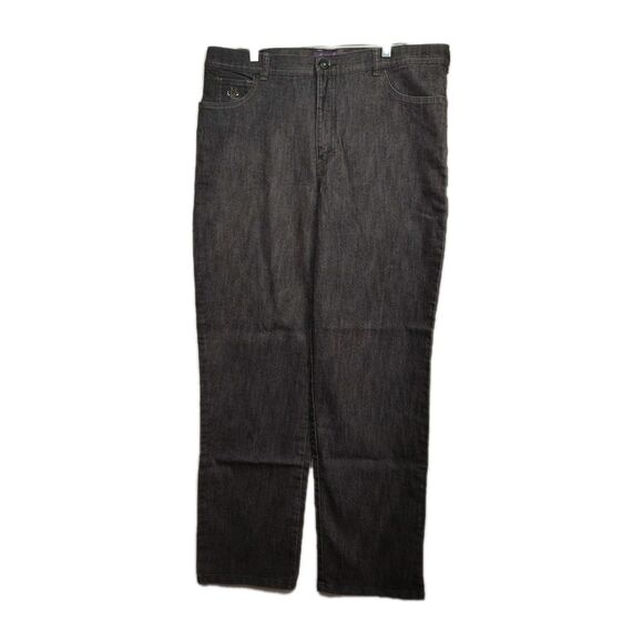 🔥🔥🔥Gloria Vanderbilt Jeans Women's 18 Dark Gray Straight Leg VGC 🔥🔥🔥 - Picture 1 of 7